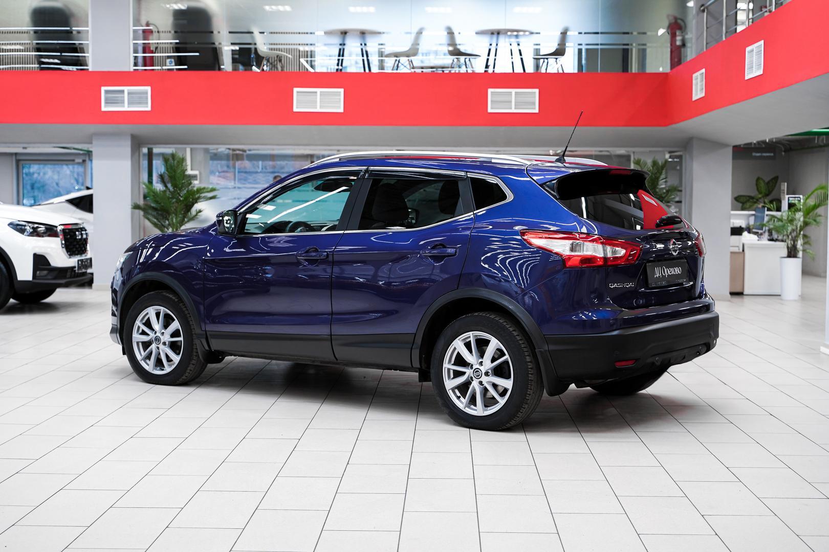 Nissan Qashqai 2016, синий, ДЦ Орехово