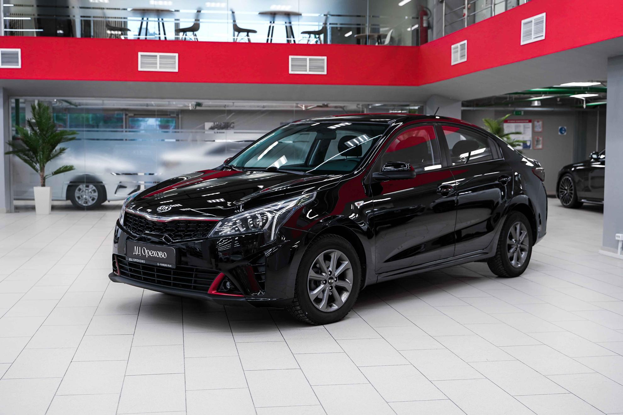 Kia Rio 2021, черный, ДЦ Орехово
