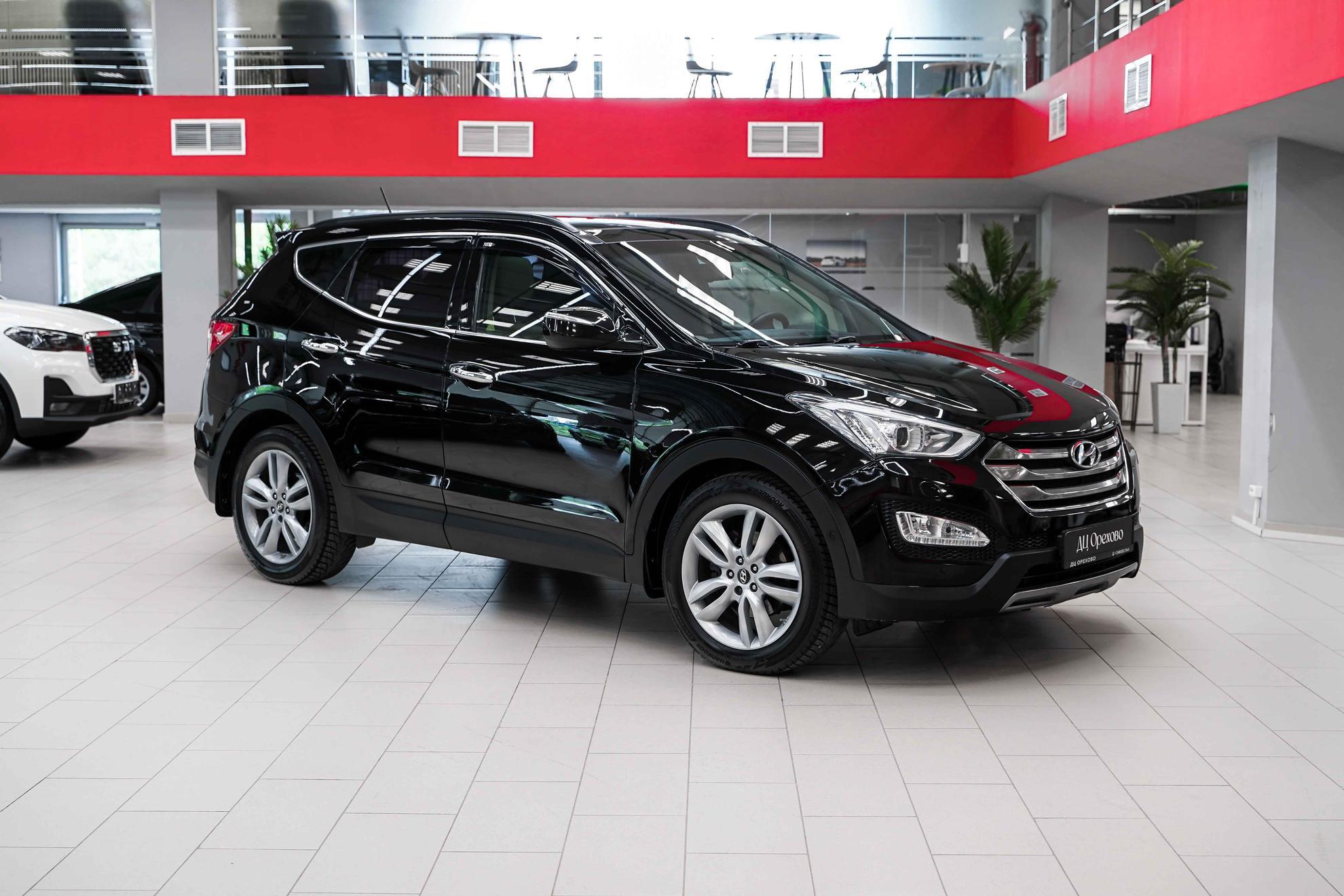 Hyundai Santa Fe 2013, черный, ДЦ Орехово