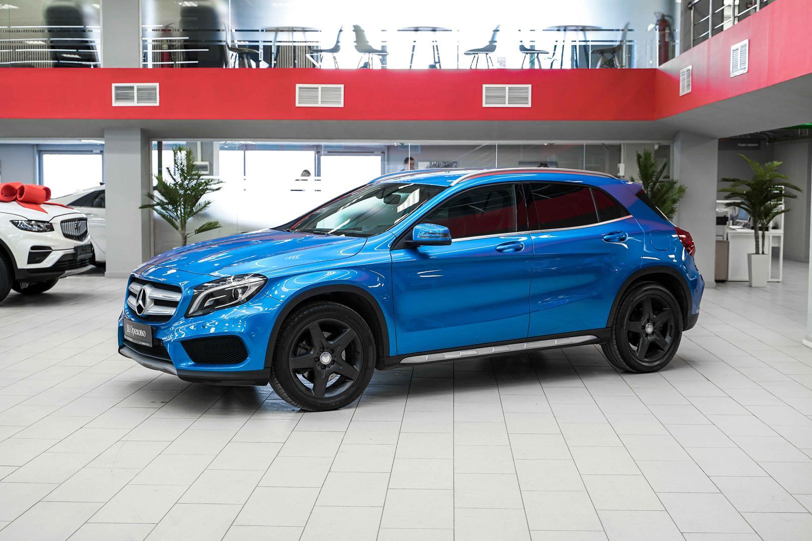 Mercedes-Benz GLA 2014, синий, ДЦ Орехово