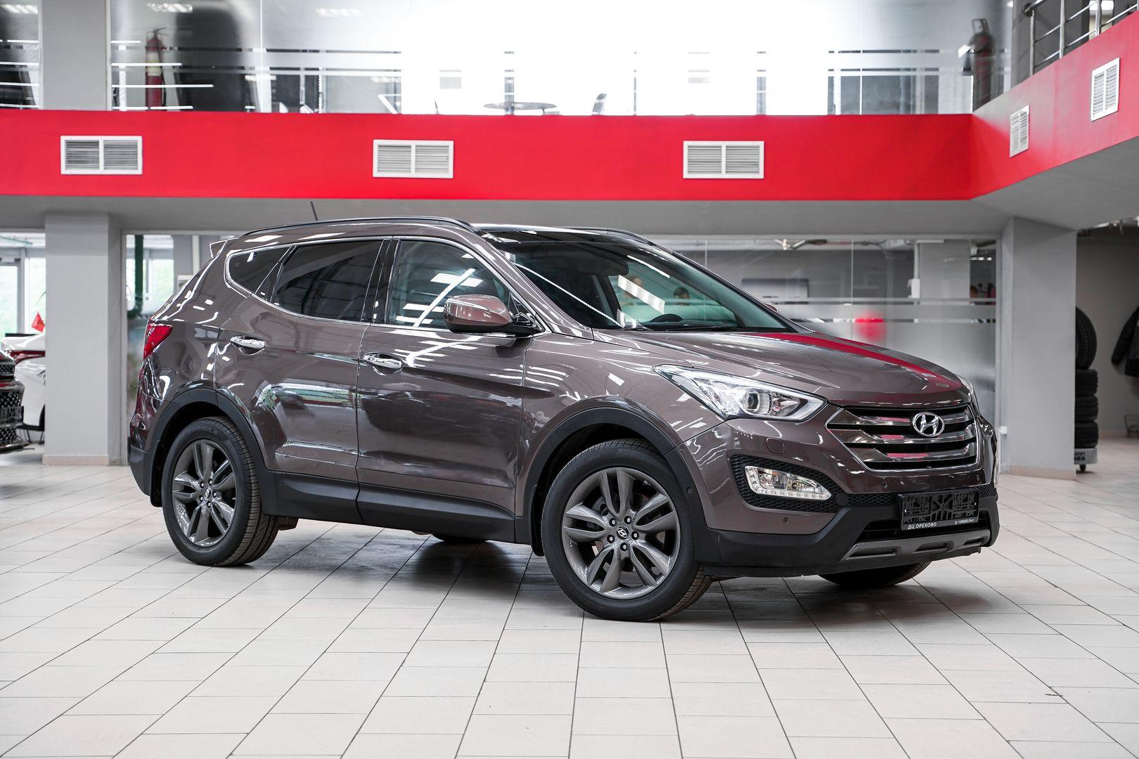 Hyundai Santa Fe 2012, коричневый, ДЦ Орехово