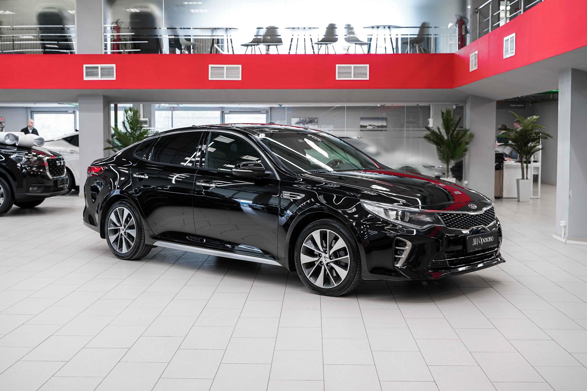 Kia Optima 2016, черный, ДЦ Орехово