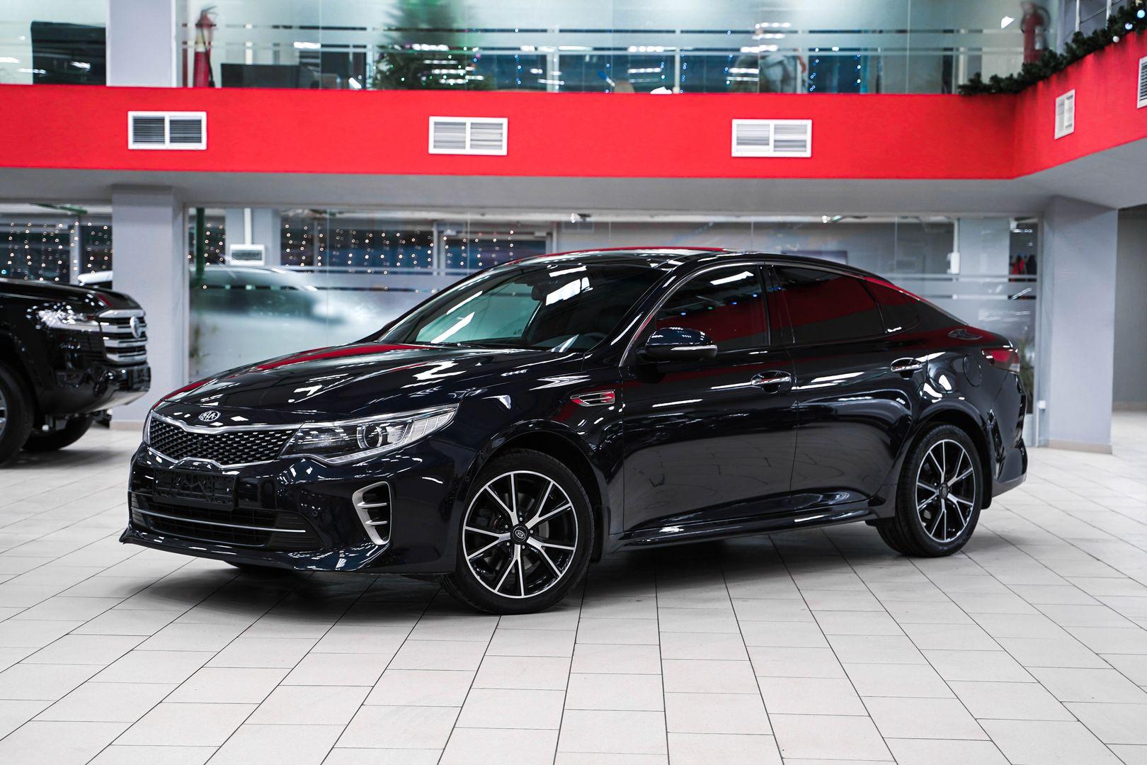 Kia Optima 2016, синий, ДЦ Орехово
