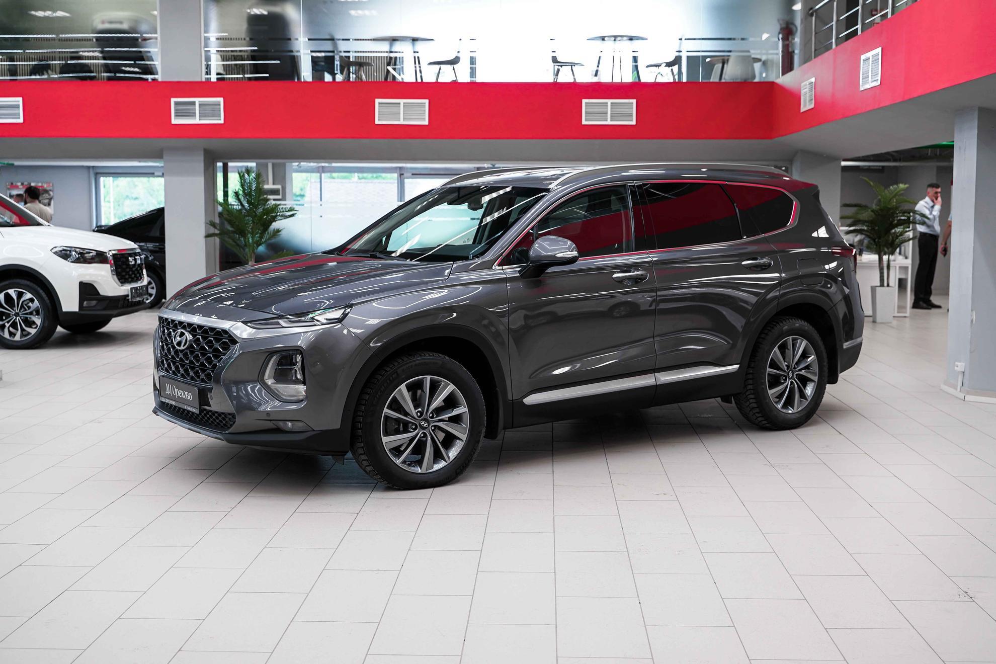 Hyundai Santa Fe 2019, серый, ДЦ Орехово