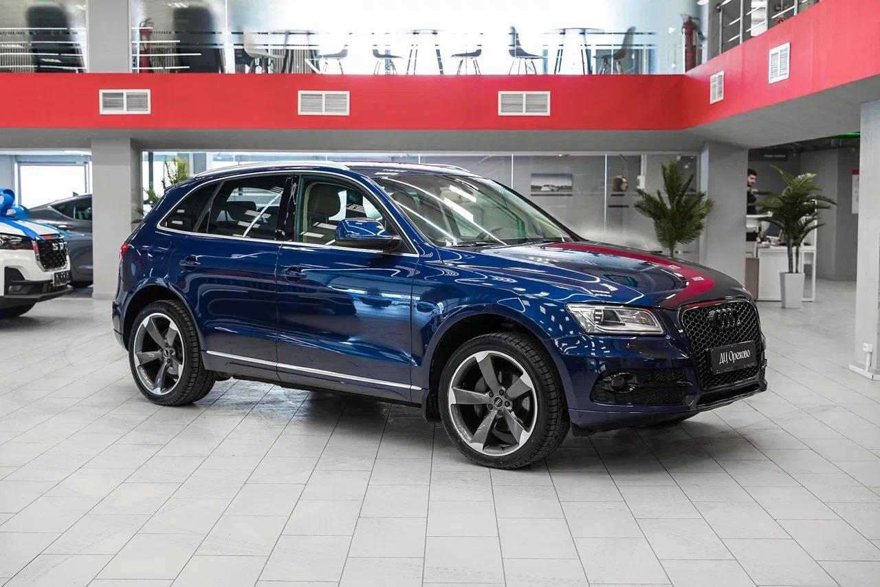 Audi Q5 2014, синий, ДЦ Орехово