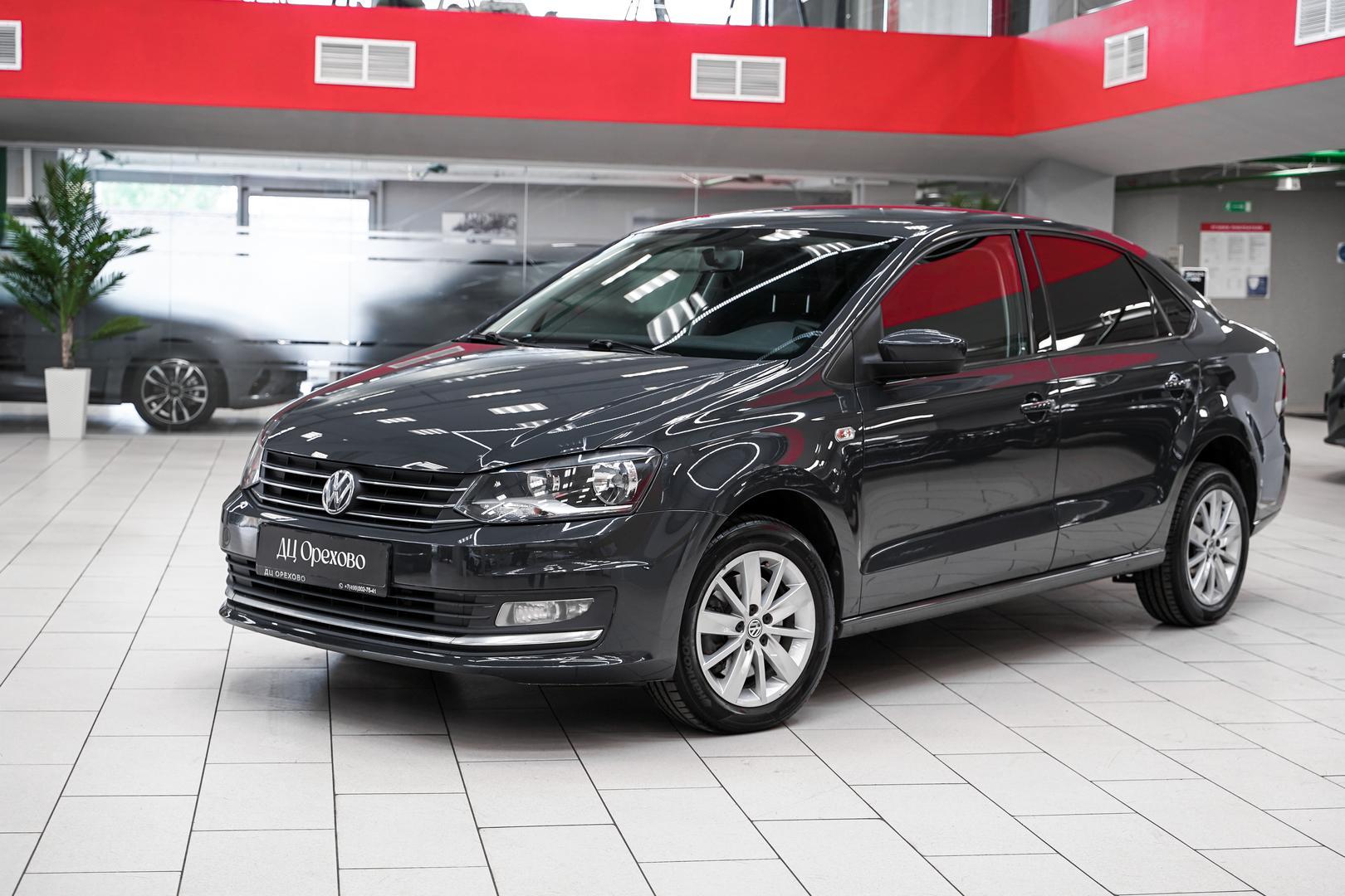 Volkswagen Polo 2016, черный, ДЦ Орехово