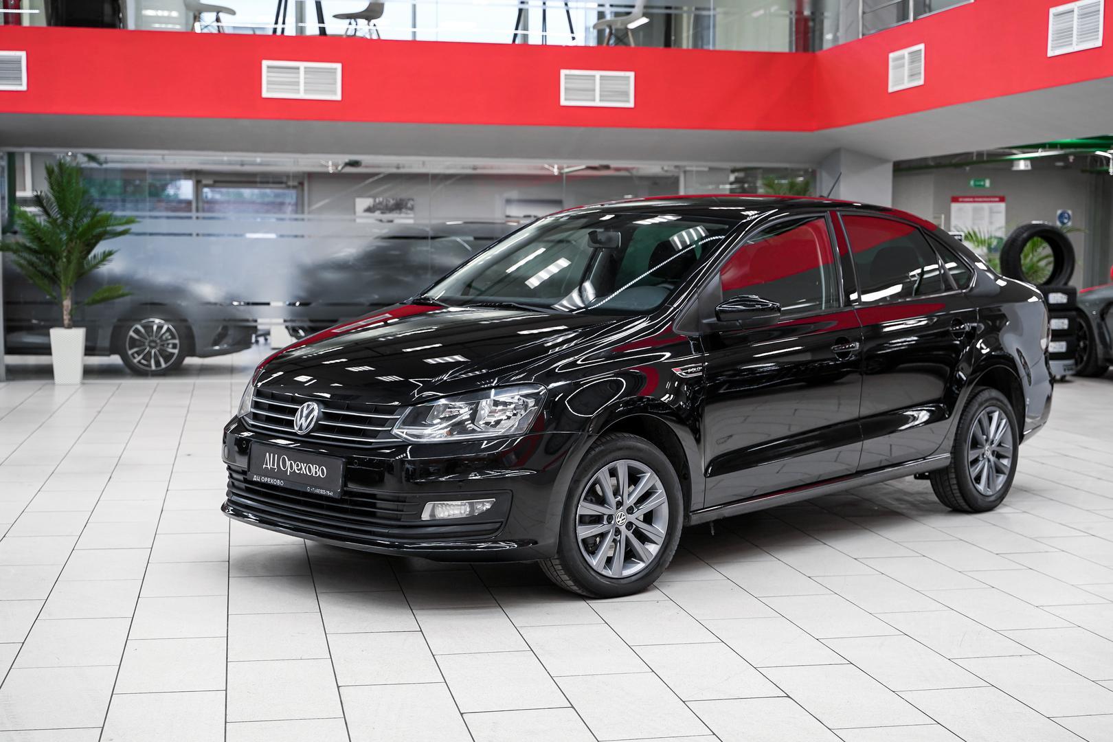 Volkswagen Polo 2019, черный, ДЦ Орехово