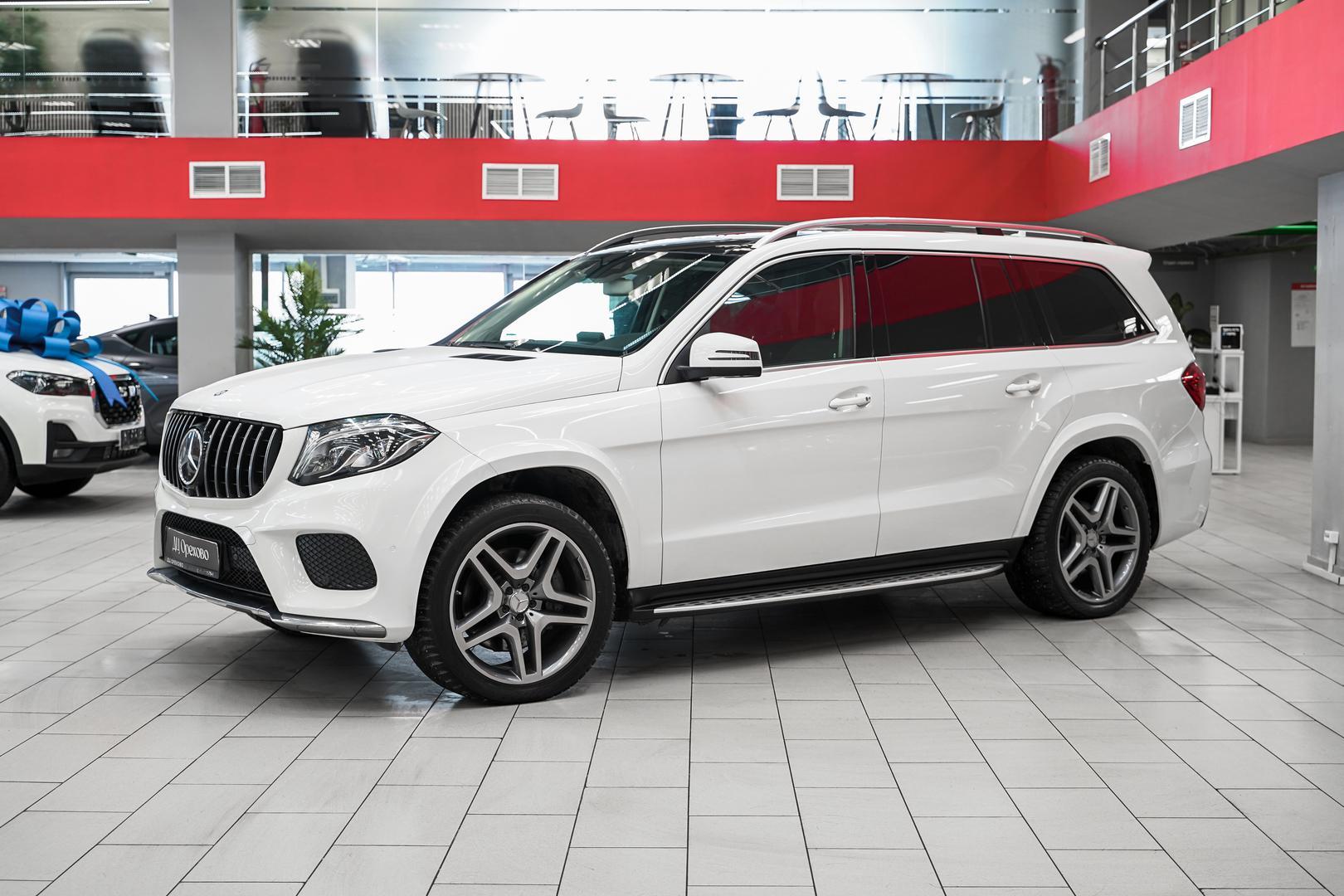 Mercedes-Benz GLS 2016, белый, ДЦ Орехово