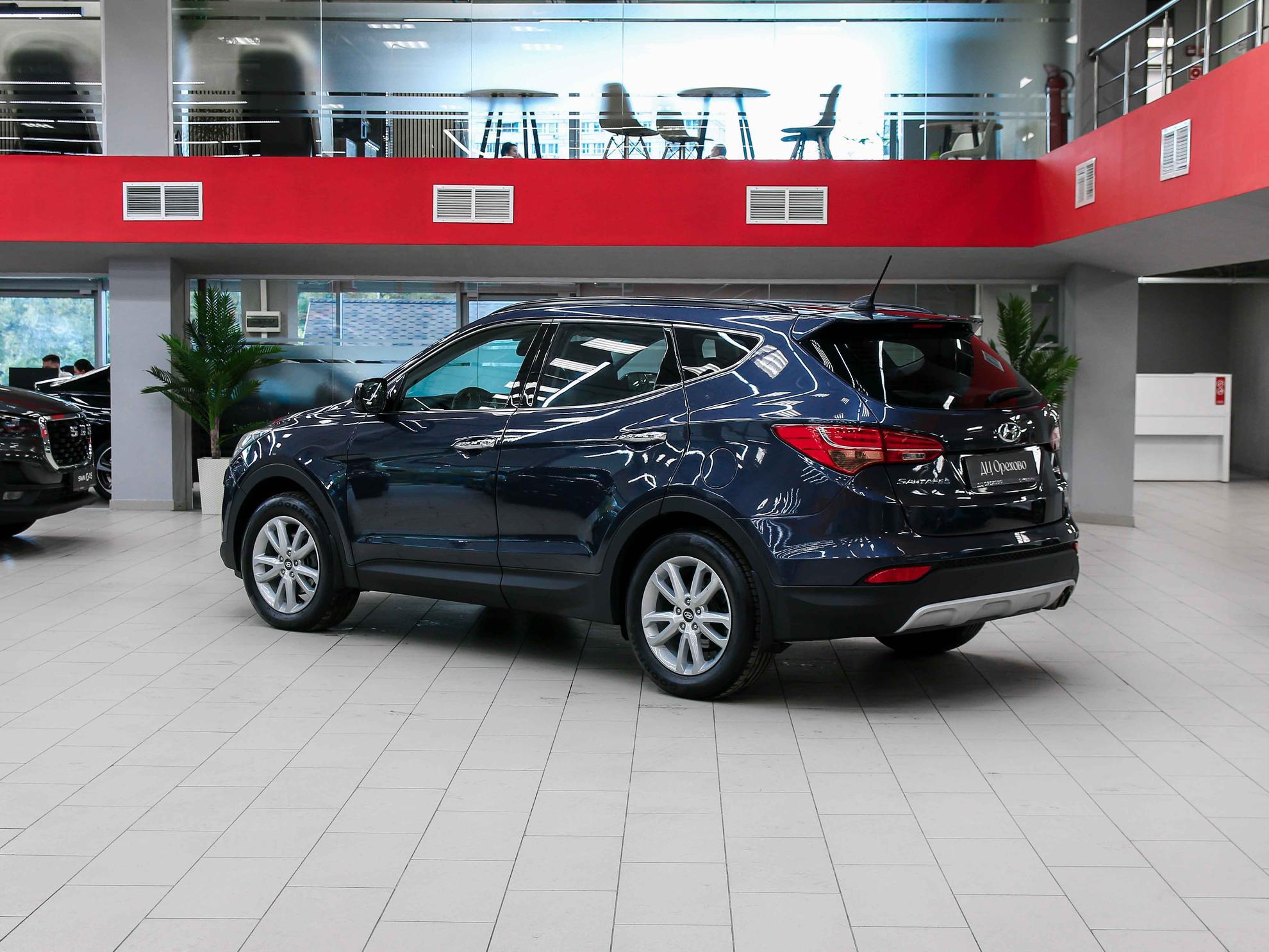 Hyundai Santa Fe 2012, синий, ДЦ Орехово