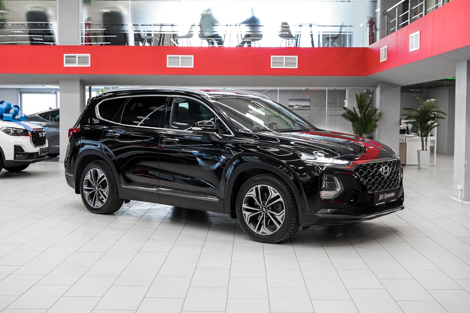 Hyundai Santa Fe 2019, черный, ДЦ Орехово