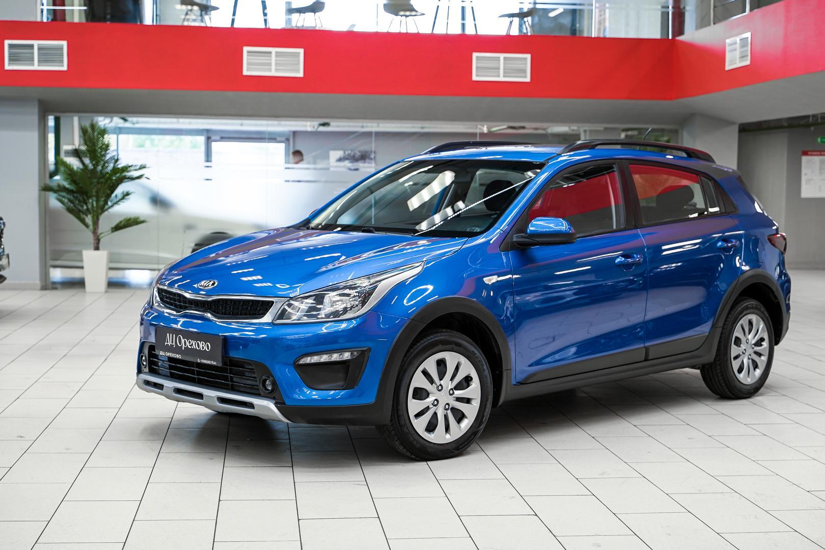 Kia Rio X-Line 2020, синий, ДЦ Орехово