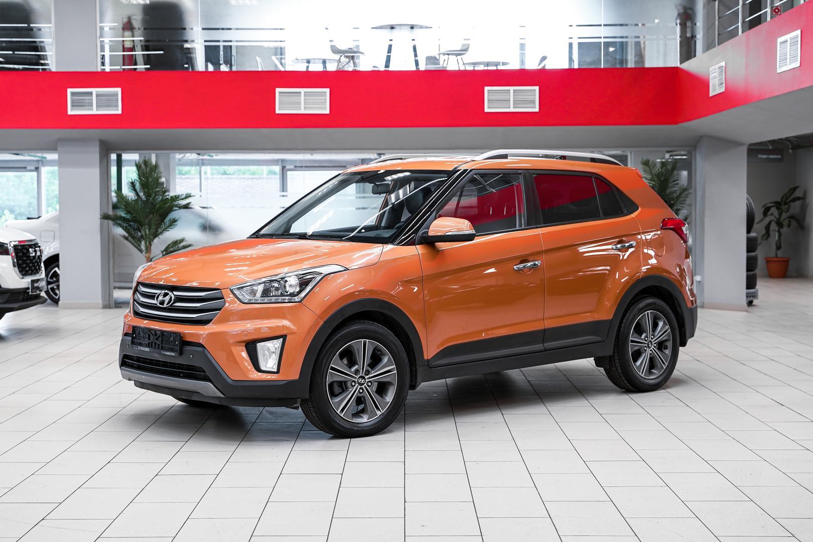 Hyundai Creta 2016, оранжевый, ДЦ Орехово