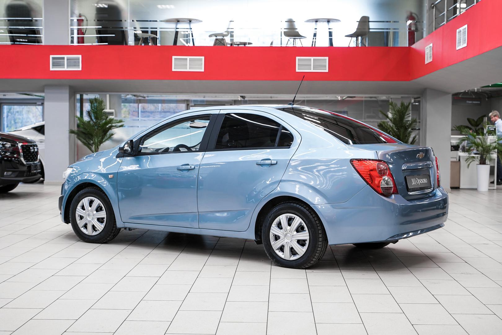 Chevrolet Aveo 2012, голубой, ДЦ Орехово
