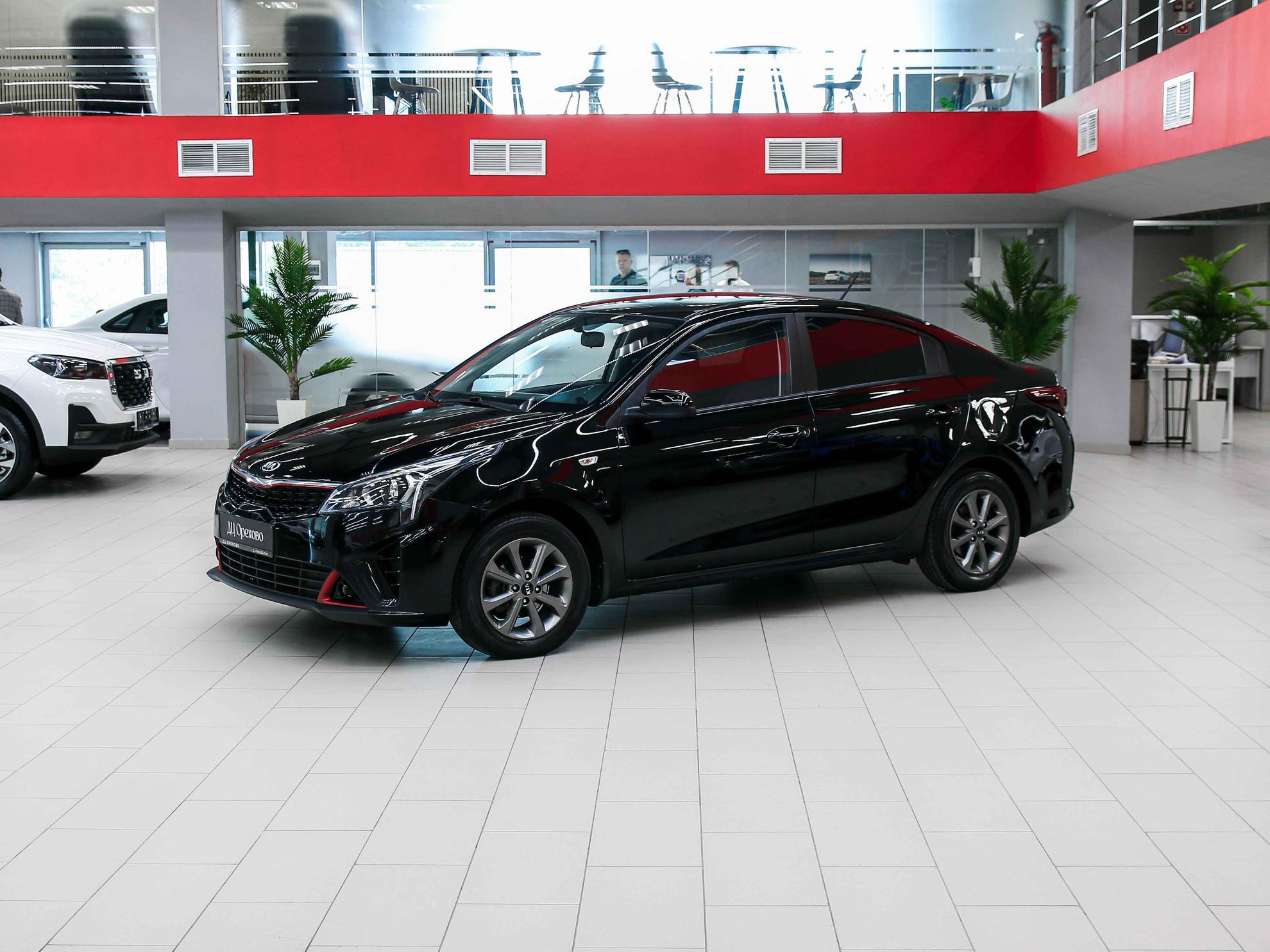 Kia Rio 2021, черный, ДЦ Орехово
