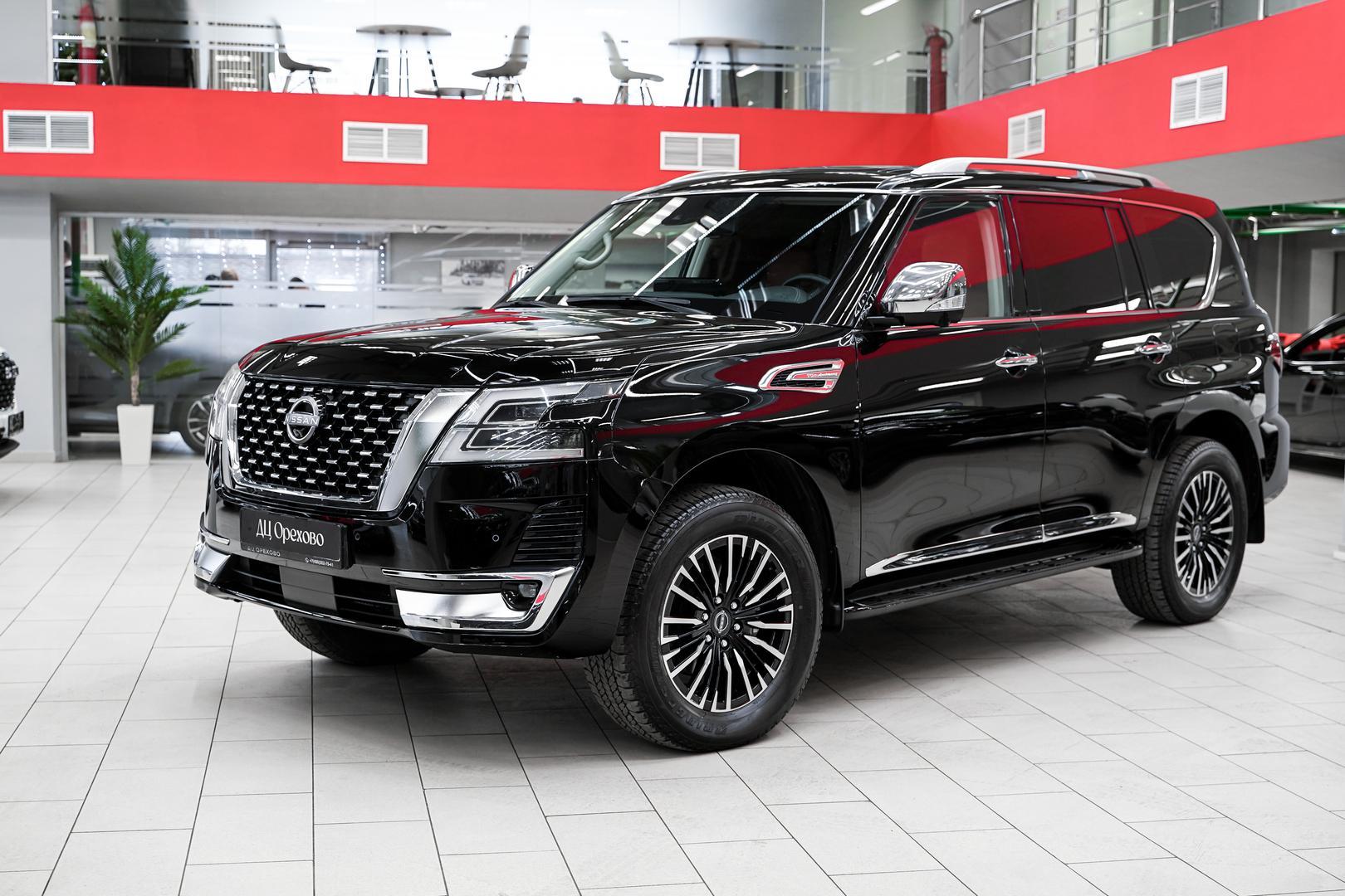 Nissan Patrol 2022, черный, ДЦ Орехово