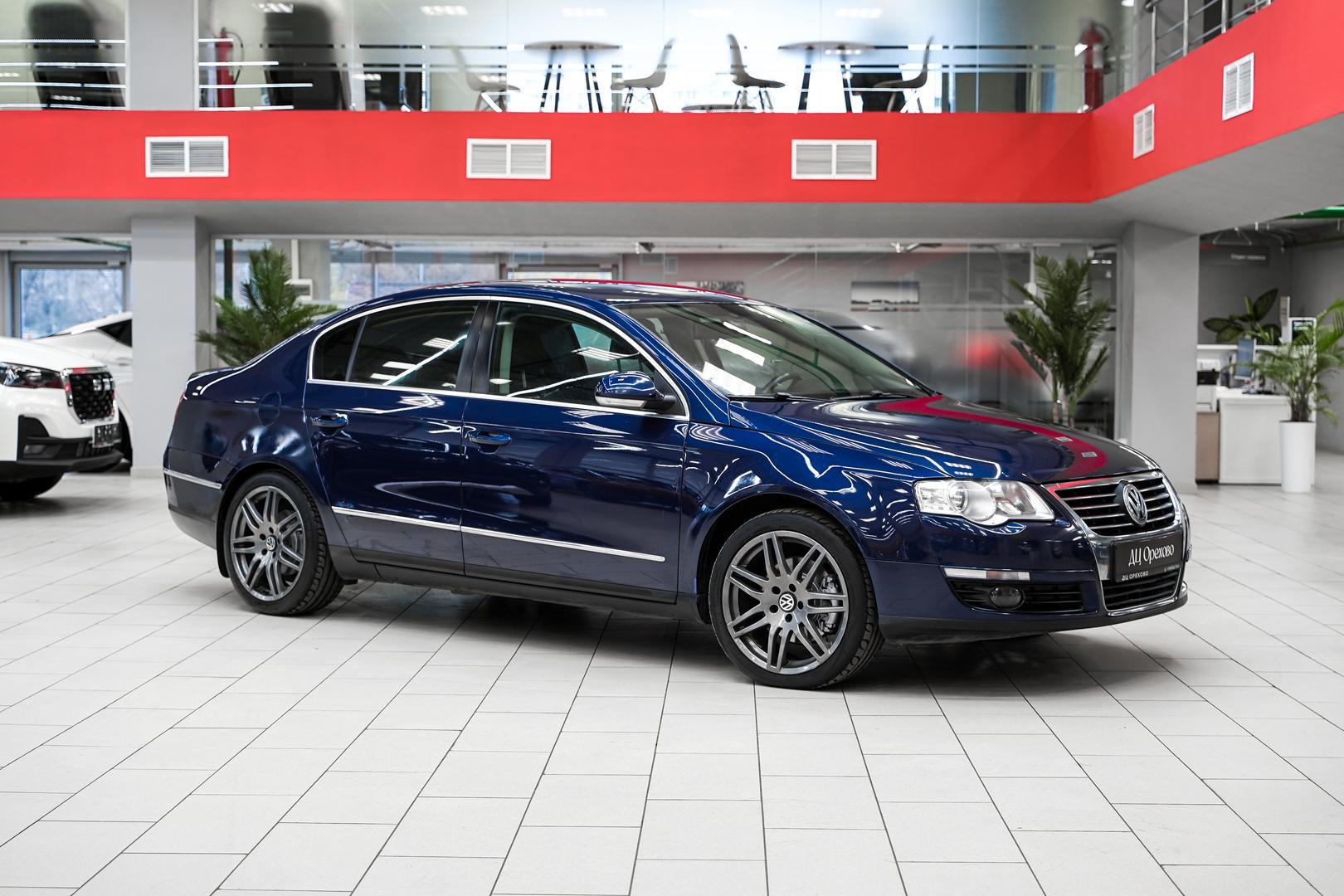 Volkswagen Passat 2008, синий, ДЦ Орехово